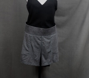 NEW Active Life Womens 2xl Gray Gym Biker Shorts